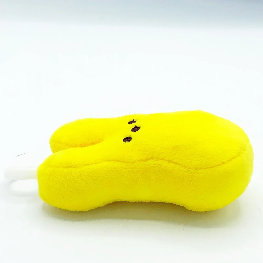 Yellow Peeps Bunny Clip On Plush 4.25